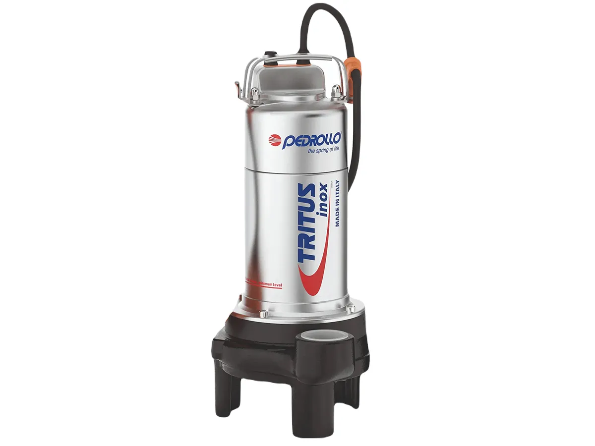 Pompă electrică de drenaj Pedrollo TRITUS TIGm 0,75 cu mecanism de tăiere