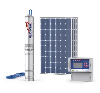 Глубинный электронасос Pedrollo FLUID SOLAR 2-6 0,75 кВт на солнечных панелях