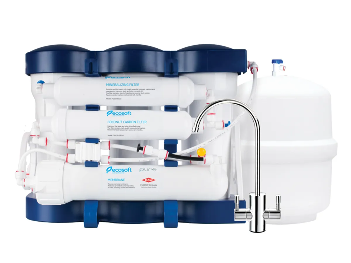 Sistem cu osmoza inversa ECOSOFT PURE 6-50M (CU MINERALIZATOR)