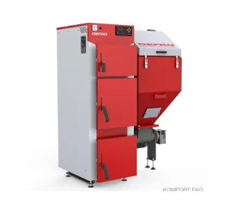 Твердотопливный котёл с автоматической подачей DEFRO KOMFORT EKO 5 KLASA ECODESIGN 30 кВт 