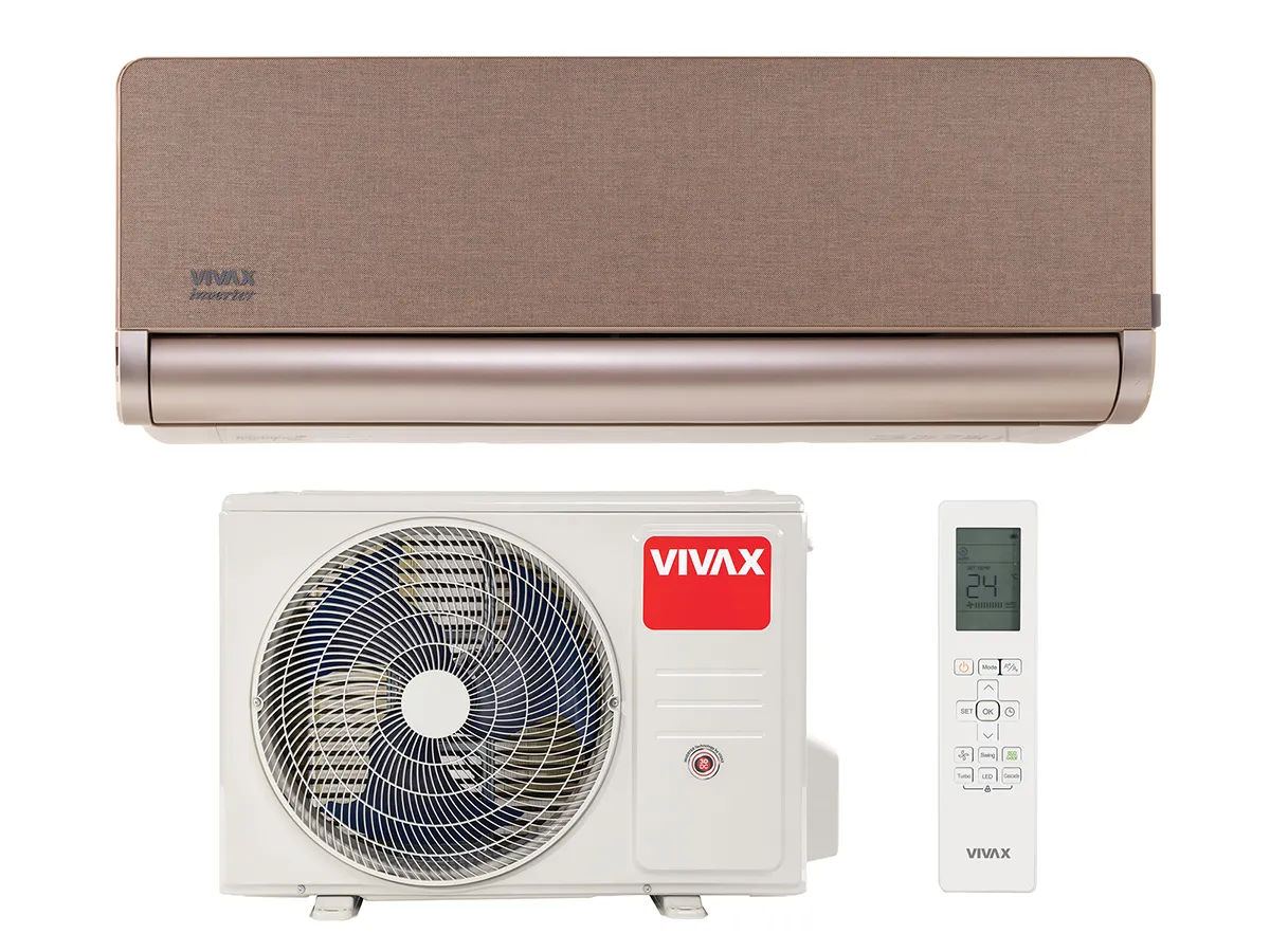 Aer conditionat Vivax Inverter R32 H-Design 12000 BTU Gold