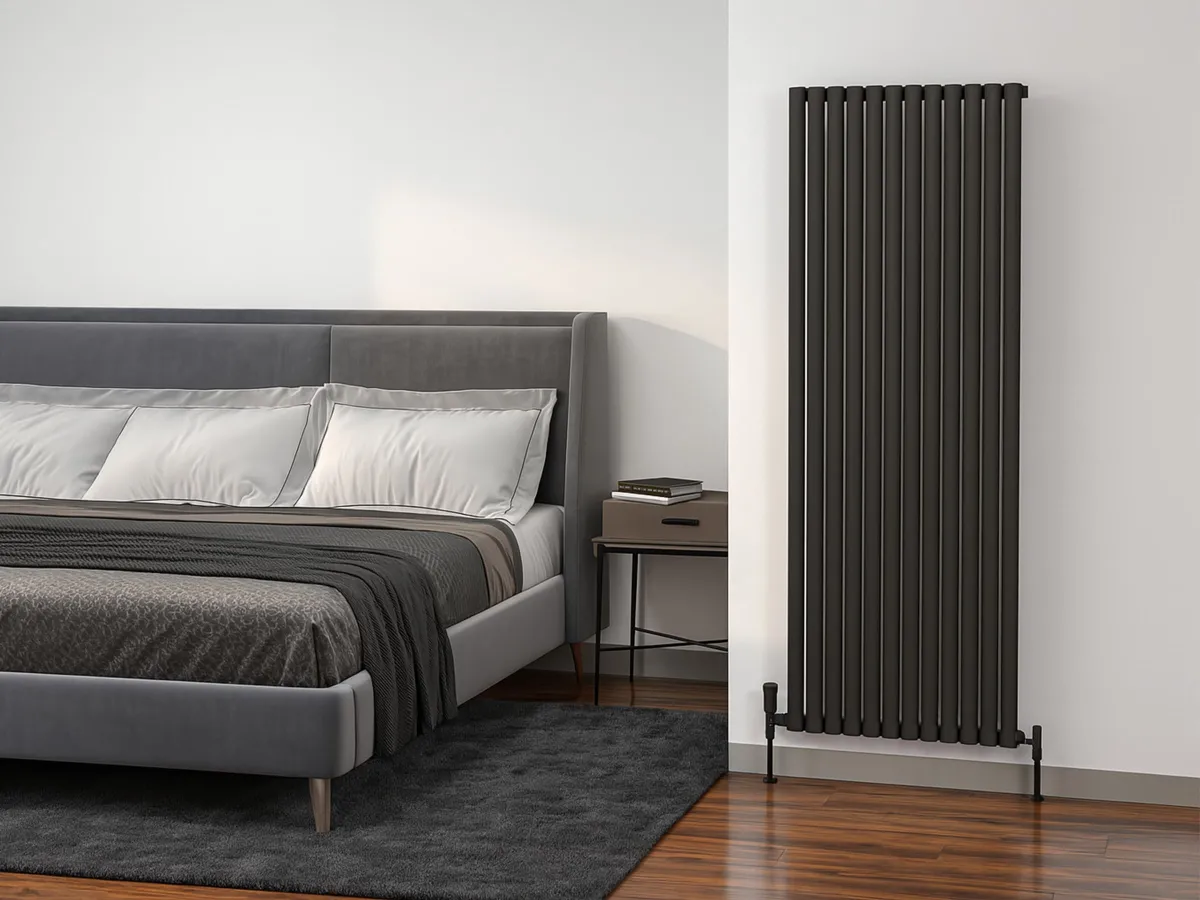 Radiator de design LOJIMAX colecția BELLA 1600x404 mm, Antracit