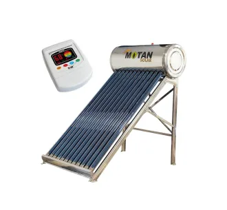 Kit panou solar de incalzire a apei MOTAN 150 litri INOX si vas auxiliar cu flotor INOX