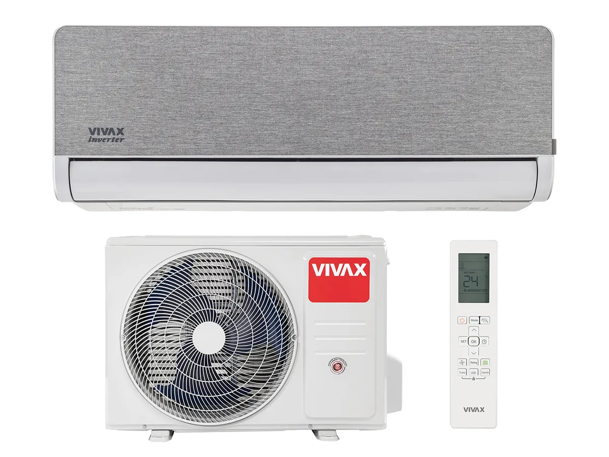 Aer Conditionat Vivax Inverter R32 H-Design 12000 BTU Argintiu