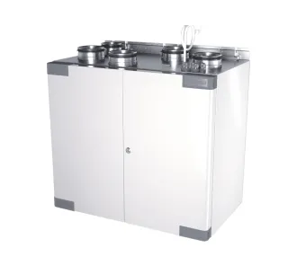 Recuperator de aer cu sistem de ventilație OSTBERG HERU 160 T EC-y2 RE (debit de aer 659 m³/h)