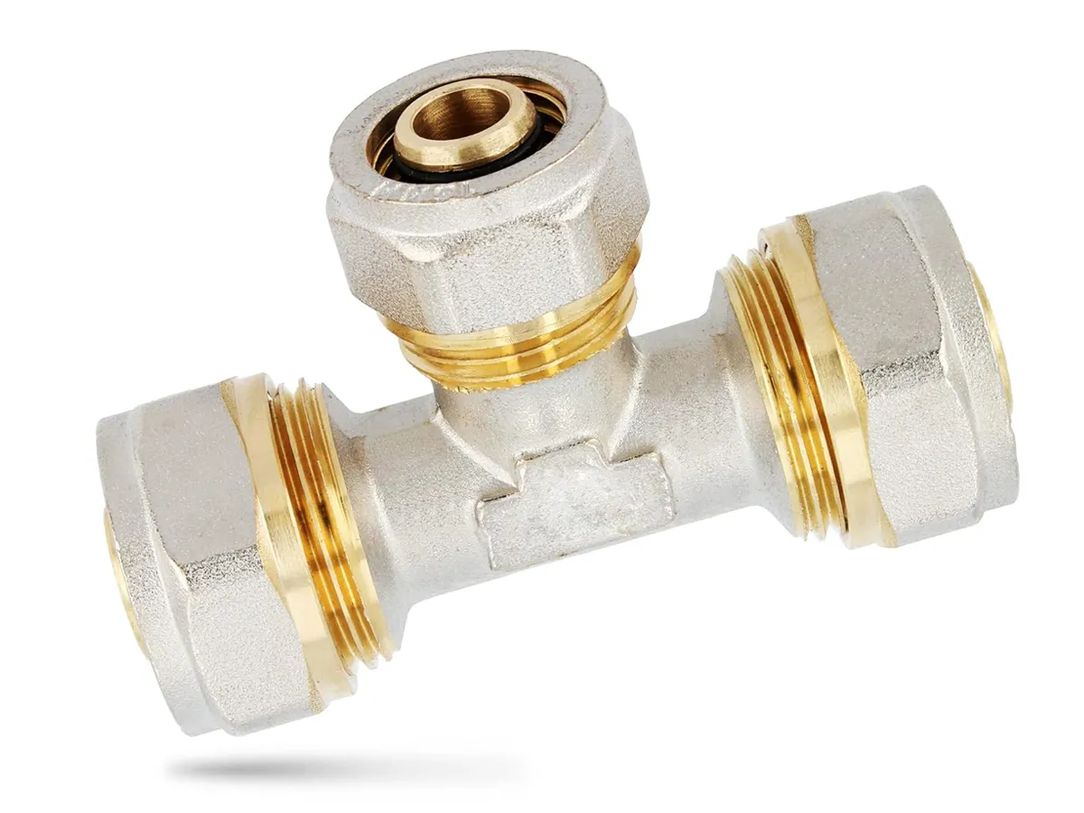 Teu redus pentru teava multistrat PEX-AL-PEX 20 mm x 16 mm x 20 mm