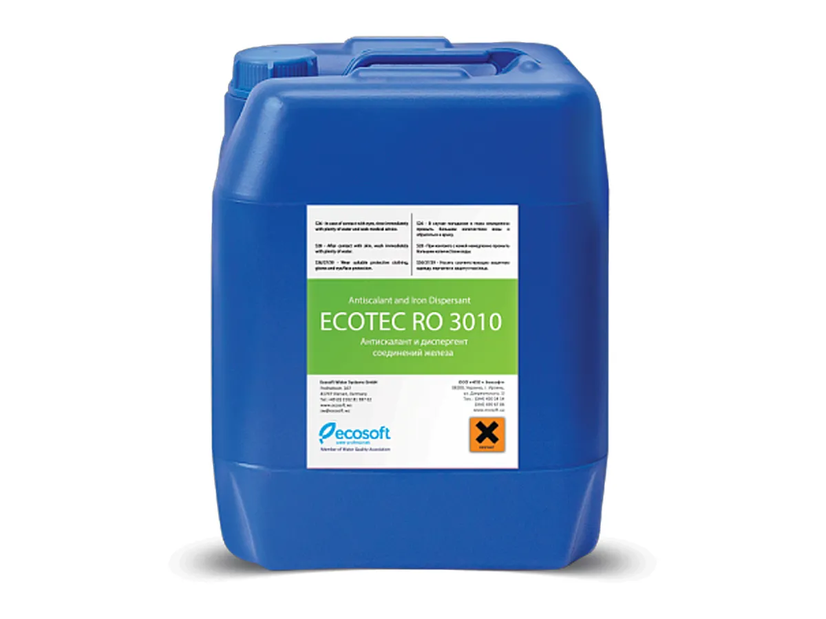 Anticalcant-dispersant ECOSOFT ecotec RO 3010, recipient 10 kg