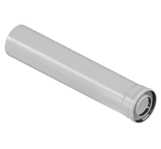 Prelungire coaxială, pentru coș de condens d 60/100 mm, l 1000 mm