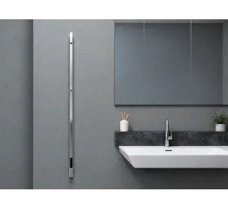 Uscător de prosoape de design CARISA, colecția MAXIM, 1500x30 mm, Crom