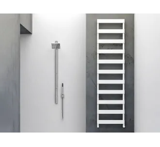 Дизайнерский полотенцесушитель CARISA коллекция NINOVA BATH 1180x500 мм, Белый
