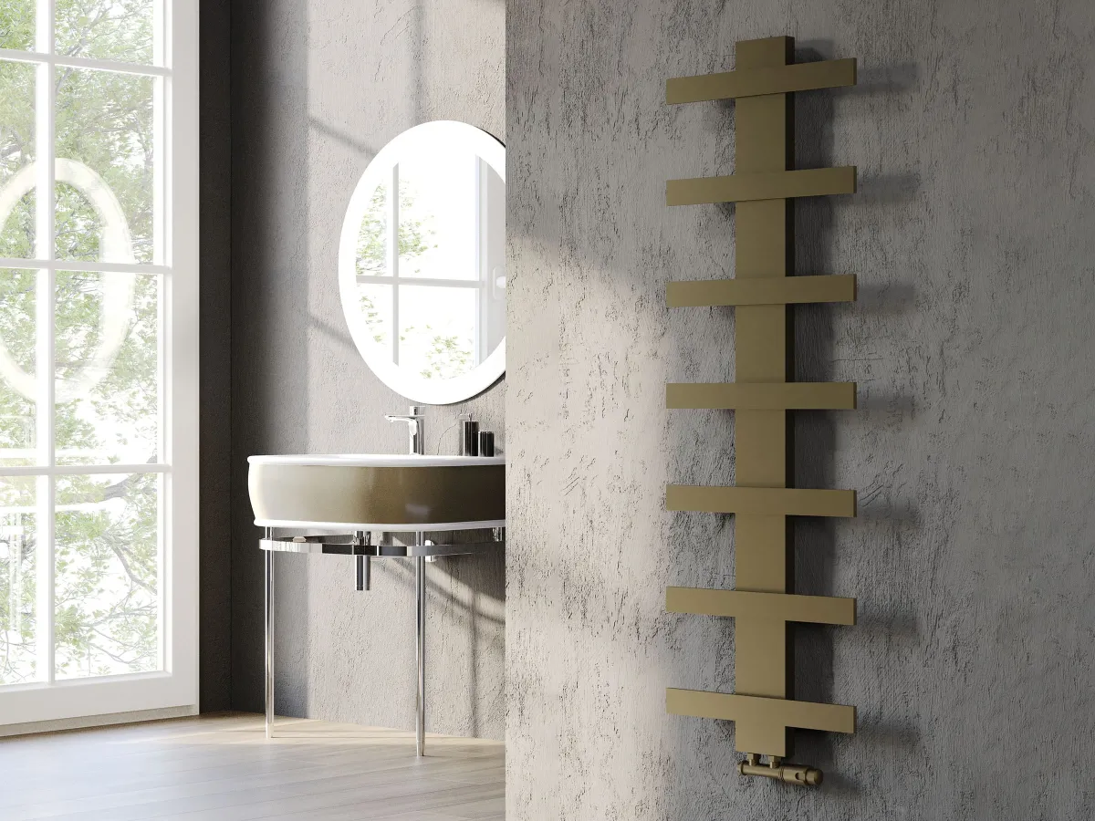 Uscător de prosoape de design LOJIMAX colecția ALBATROS STYLE 940x450 mm, MY-512