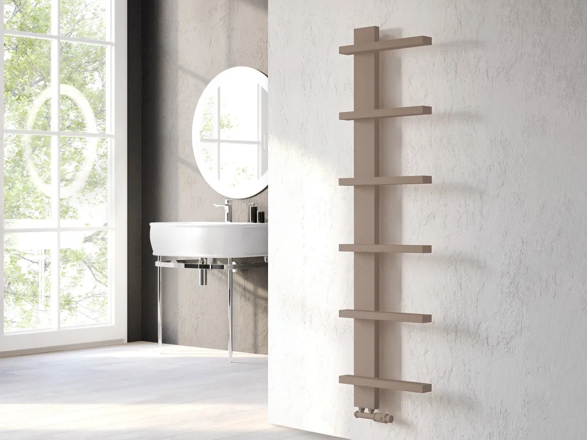 Uscător de prosoape de design LOJIMAX colecția LION 865x300 mm, Kiwi
