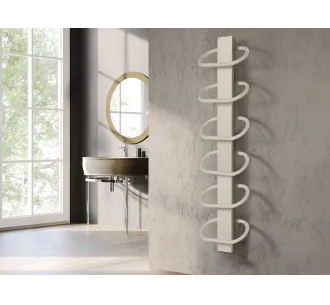 Дизайнерский полотенцесушитель LOJIMAX коллекция PEARL 1250x400 мм, Lemon