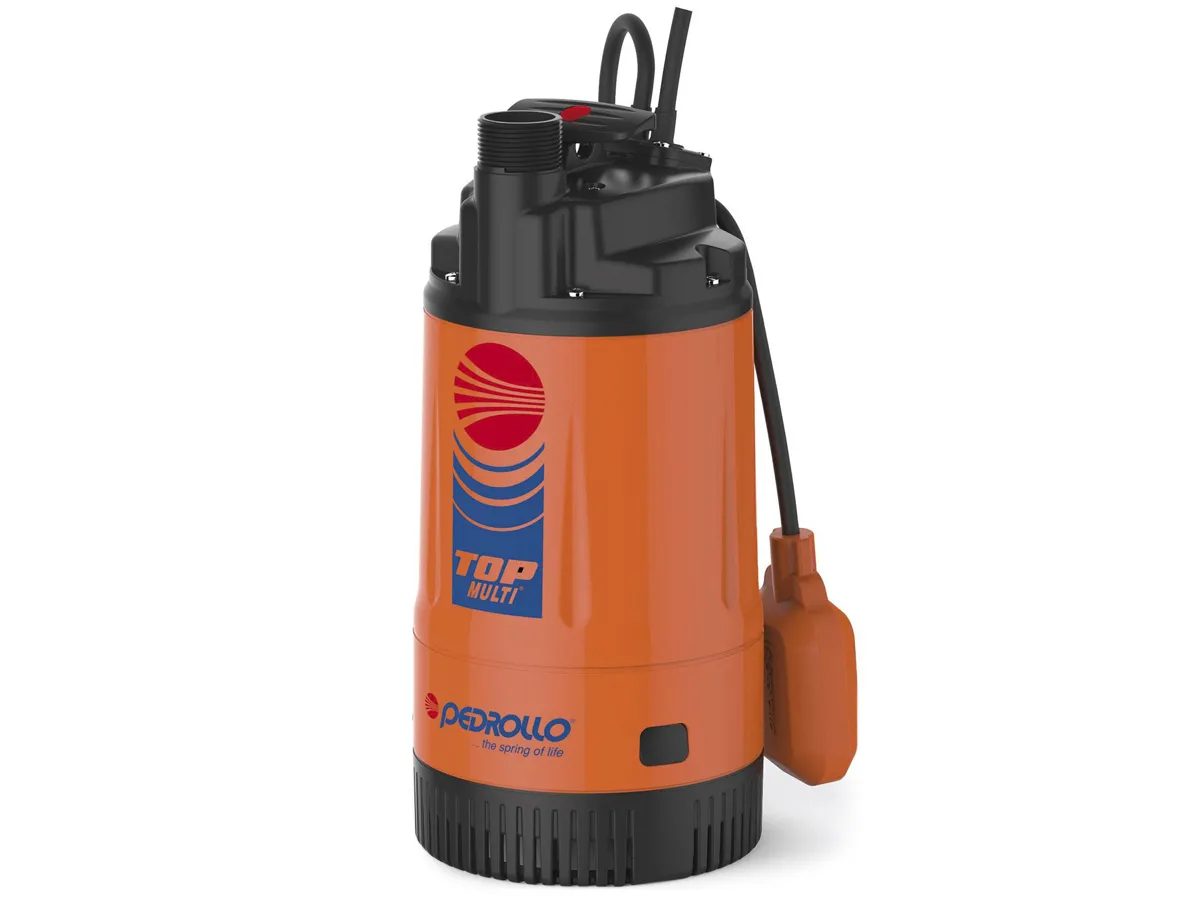 Pompa submersibila Pedrollo TOP MULTI-TECH 2 pina la 42 m, 0,55 kW cu automatica