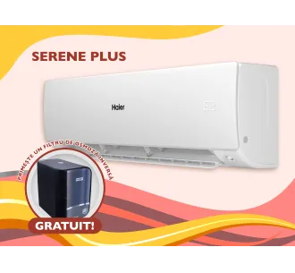 Conditioner HAIER SERENE Plus DC Inverter R32 AS35SBBHRA-MW 1U35DEBFRA-SH Alb mat (Încălzire pana la - 20°C)
