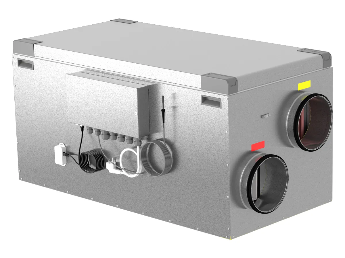 Recuperator de aer cu sistem de ventilație de tip canal OSTBERG HERU 100 S EC-y2 (debit de aer 436 m³/h)