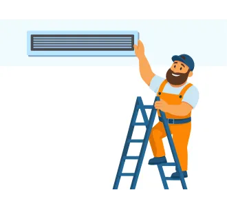 Instalarea unitatii interioare de tip canal 24000 BTU