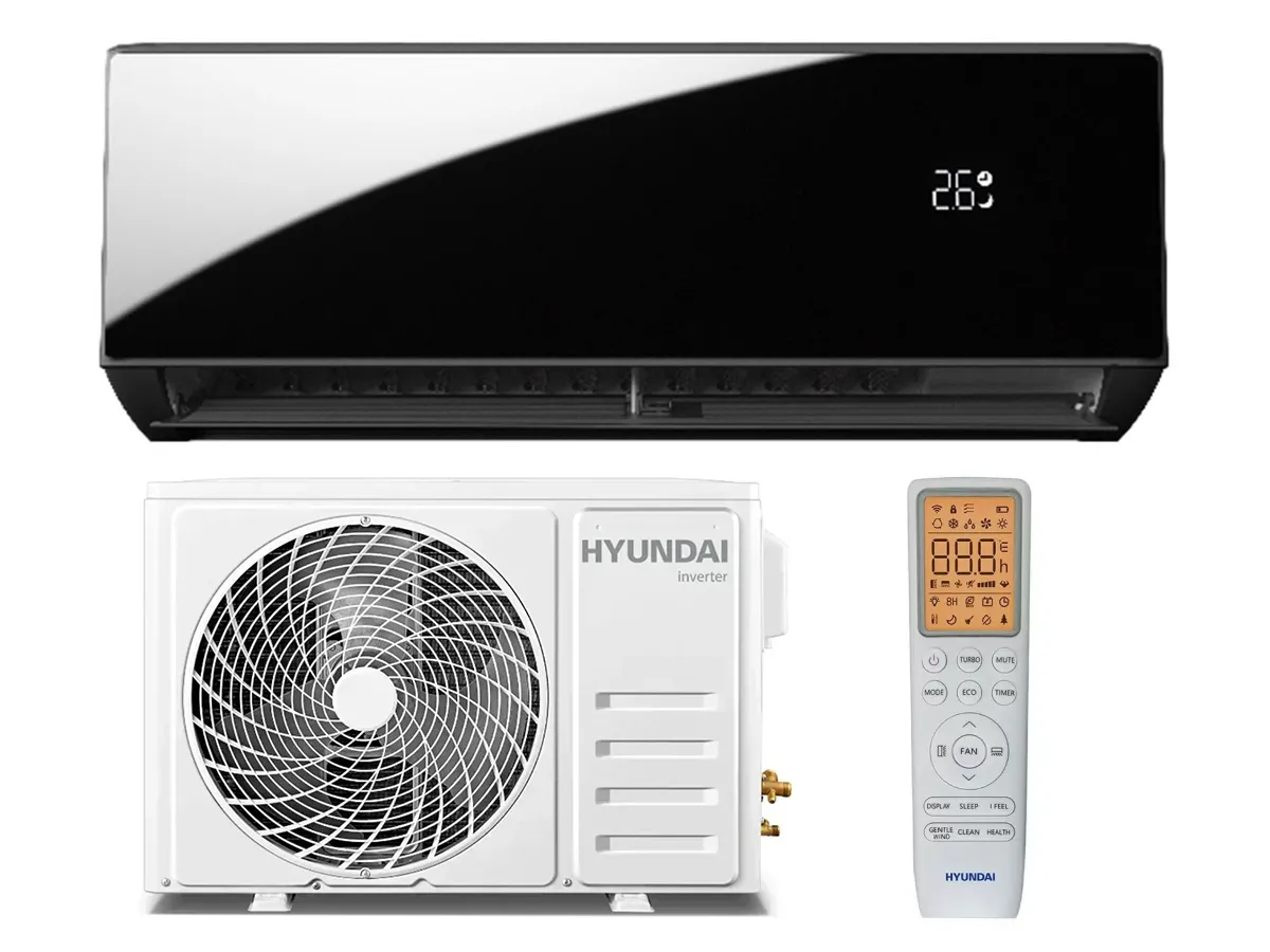 Кондиционер HYUNDAI T-Pro Series (Black) inverter R32 HYAC - 12CHSD/TP51I