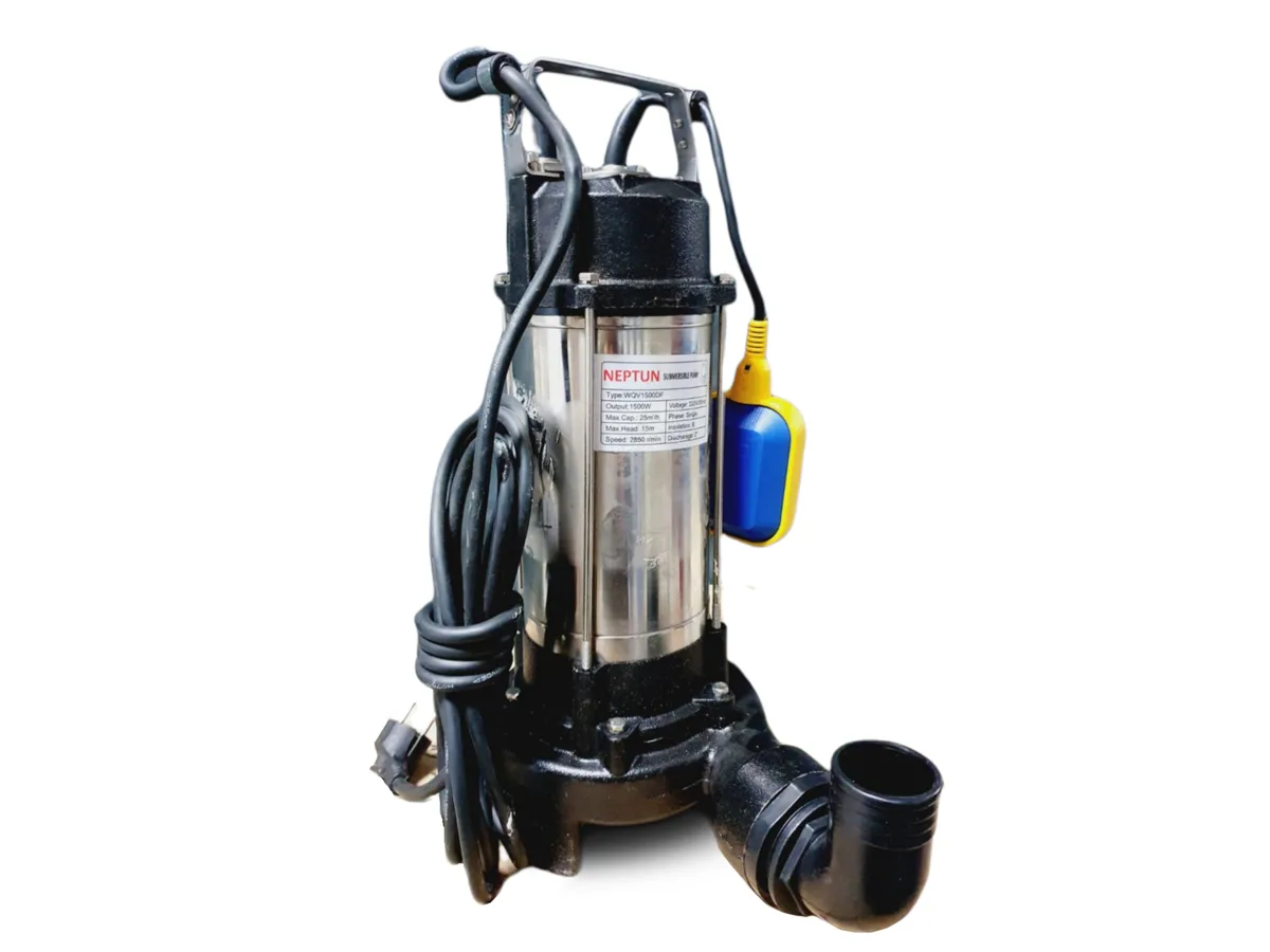 Насос дренажный Neptun V1500DF с измельчителем и ножами
