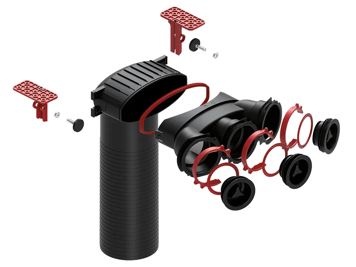 Cutie plenum HEATPEX ARIA CONNECT (3 x Ø75 mm)