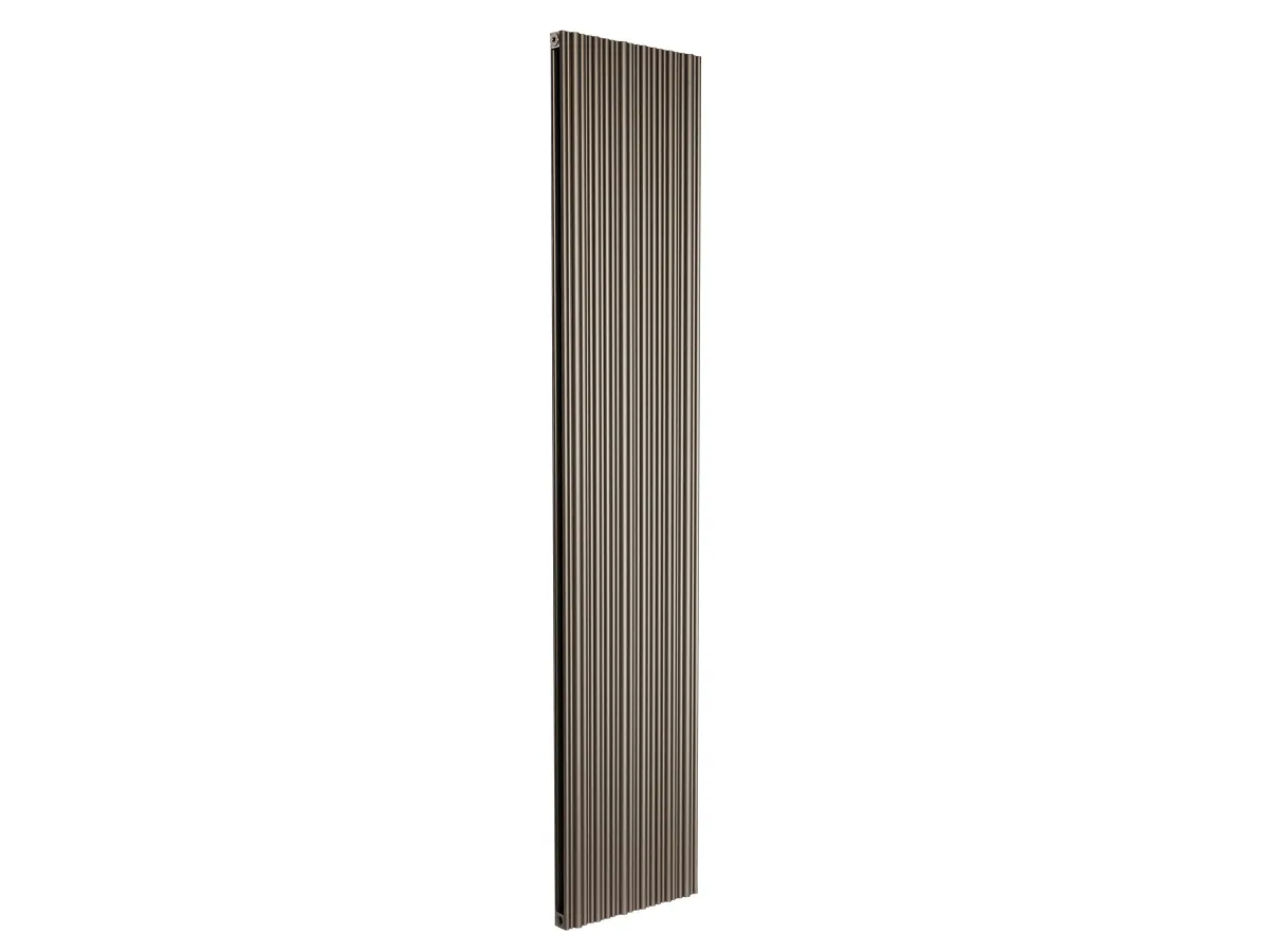 Calorifer decorativ LOJIMAX colecția BAMBOO DOUBLE 600x959 mm, Bronze Matt Anodising