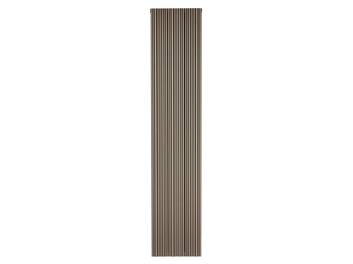 Calorifer decorativ LOJIMAX, colectia BAMBOO DOUBLE inaltimea 300 mm. latimea 239 mm. BRONZE MATT ANODISING