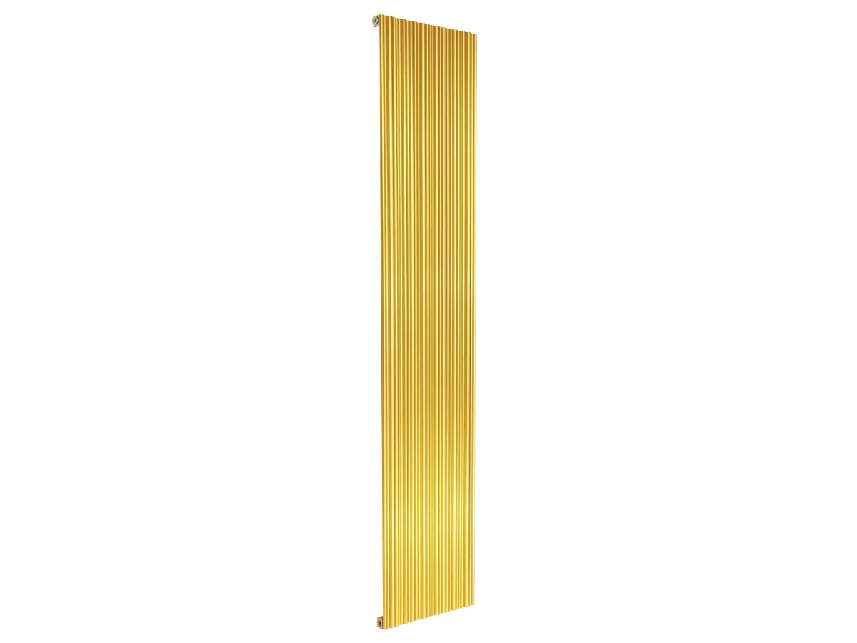 Calorifer decorativ LOJIMAX colecția BAMBOO 1600x359 mm, Gold Matt Anodising