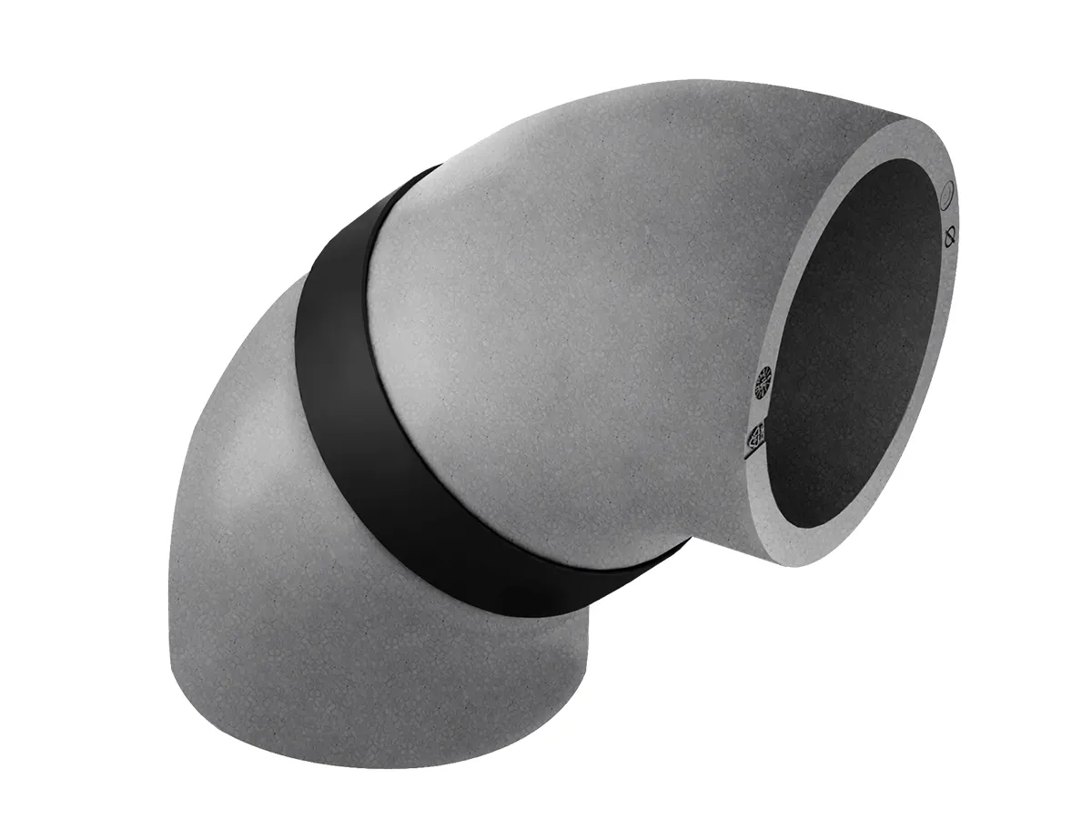 Cot izolat 45° Heatpex ARIA ADURO Ø160 mm pentru ventilație
