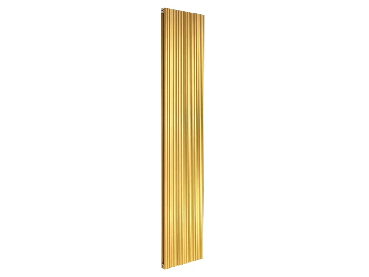 Calorifer decorativ LOJIMAX, colectia BAMBOO DOUBLE inaltimea 800 mm. latimea 1679 mm. GOLD MATT ANODISING