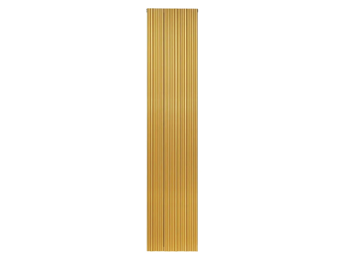 Calorifer decorativ LOJIMAX colecția BAMBOO DOUBLE 1800x359 mm, Gold Matt Anodising