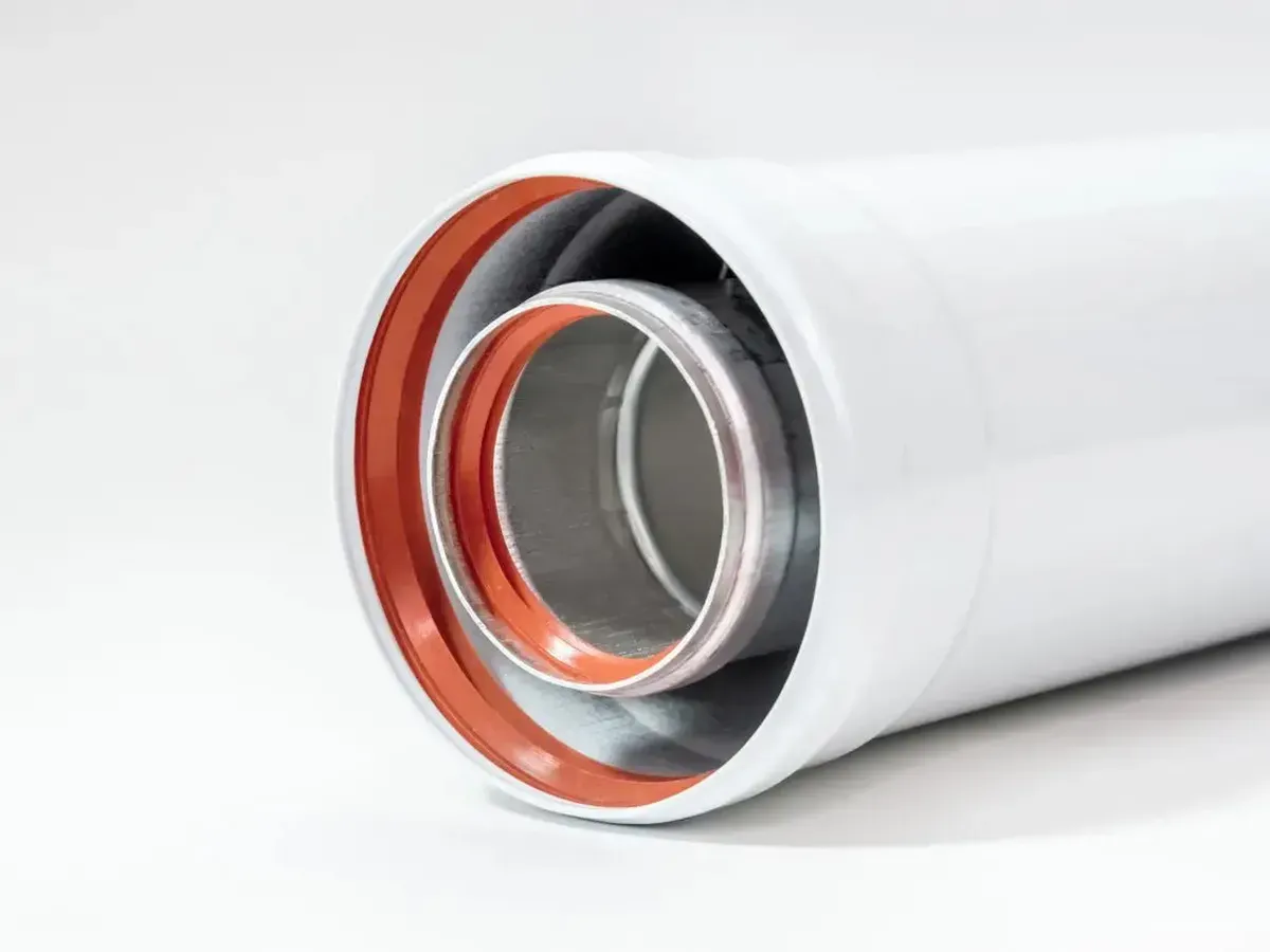 Prelungire coaxiala, pentru cos d 60/100 mm, l 1000 mm