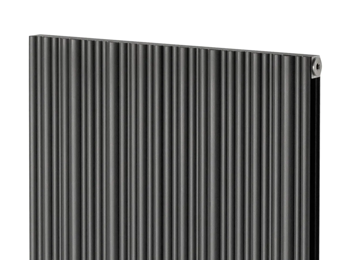 Calorifer decorativ LOJIMAX colecția BAMBOO DOUBLE 1600x359 mm, Antracit
