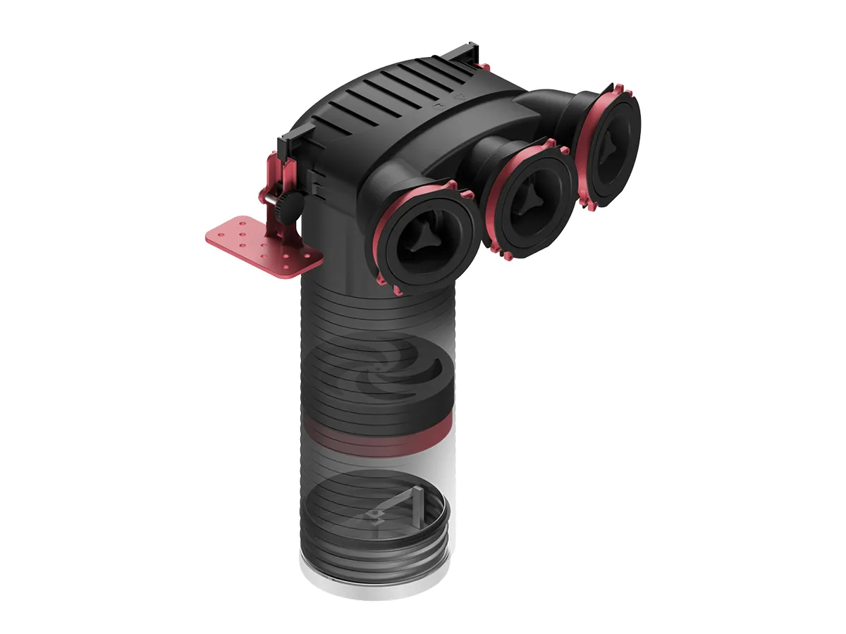 Cutie plenum HEATPEX ARIA CONNECT (3 x Ø75 mm)