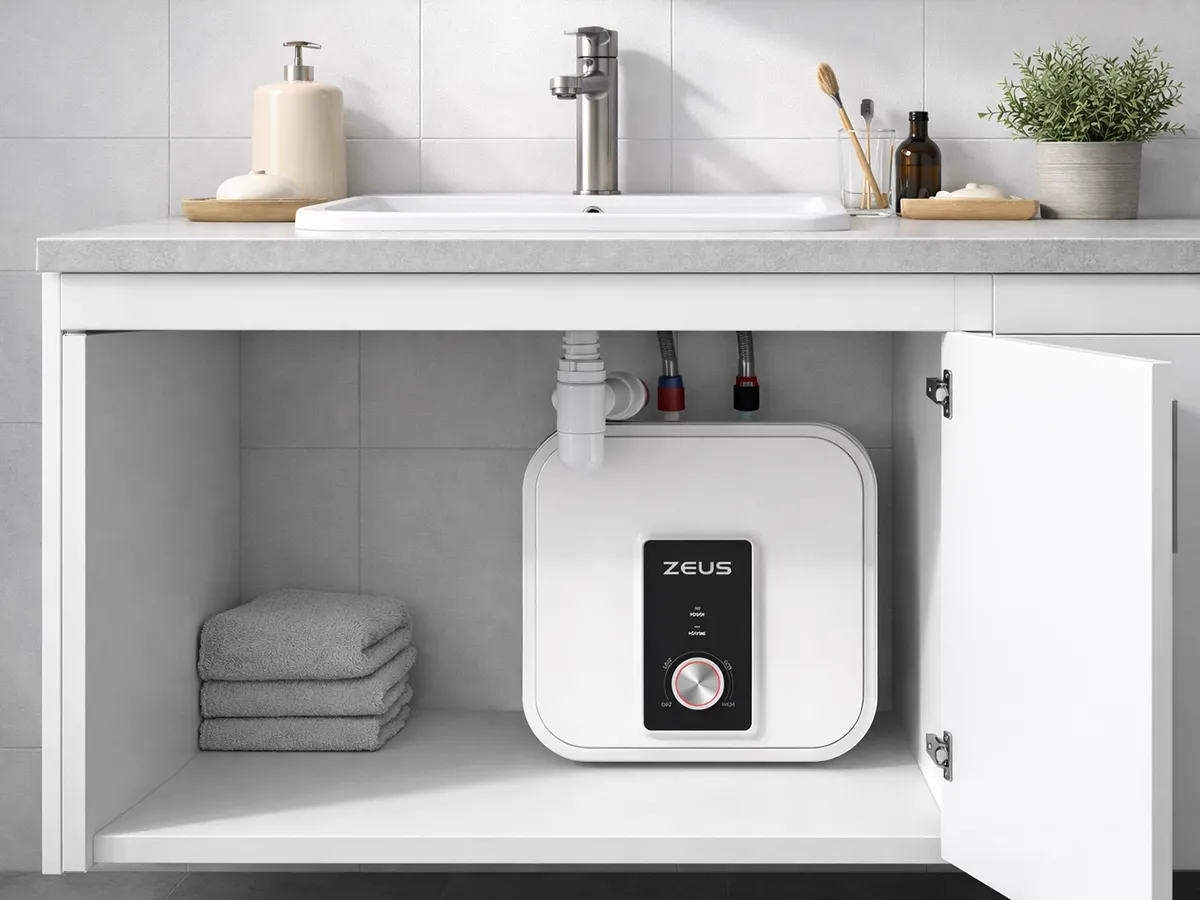 Boiler electric ZEUS MINI 10 l, sub chiuvetă