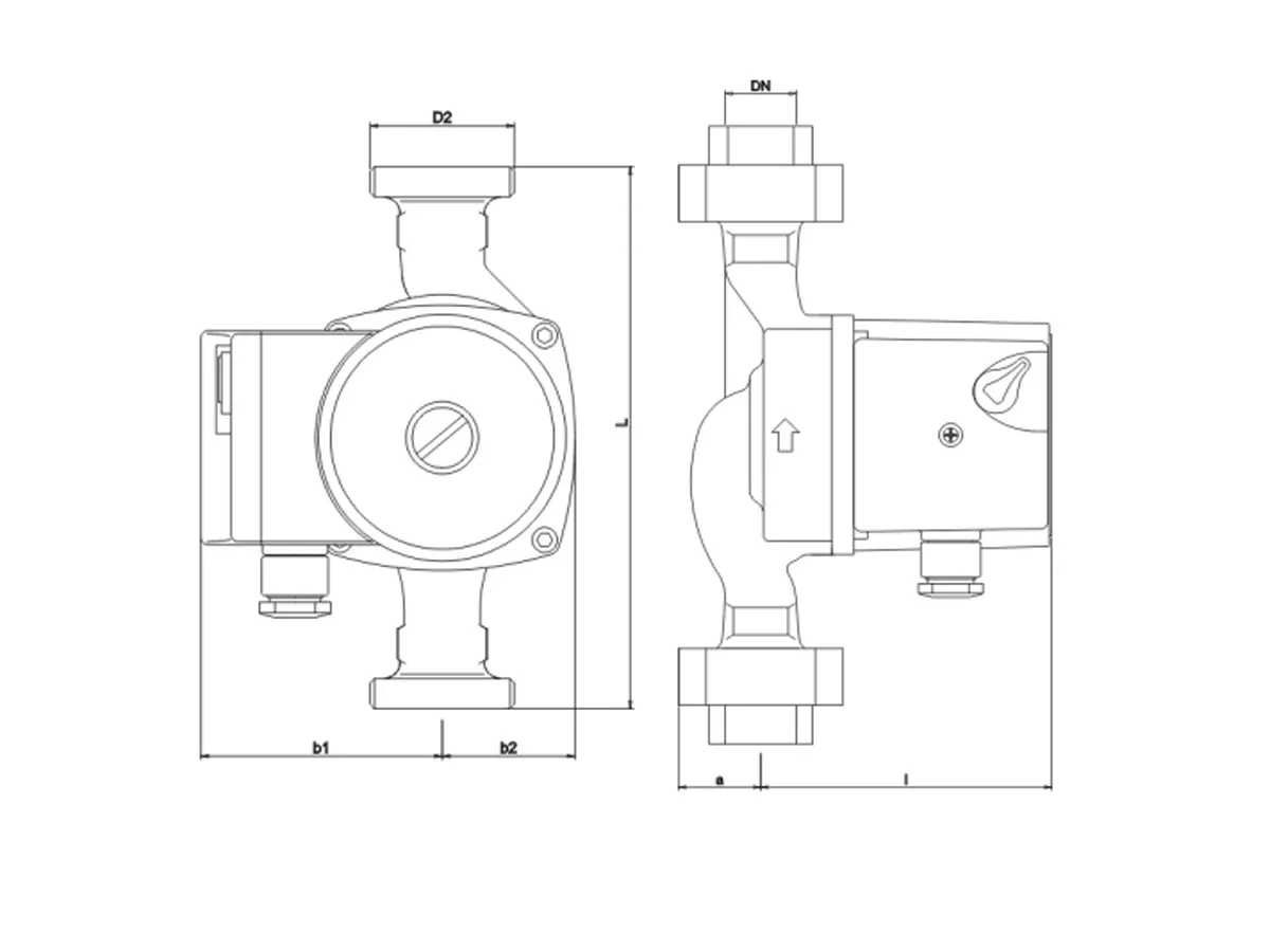 Pompa de circulatie IMP Pumps GHN 32/65-180