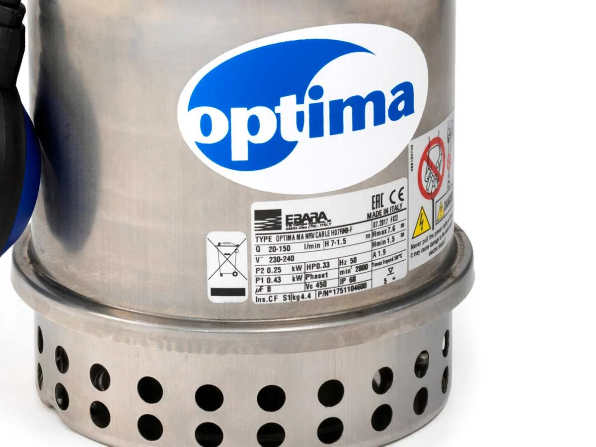 Дренажный насос Ebara Optima MA 10 M