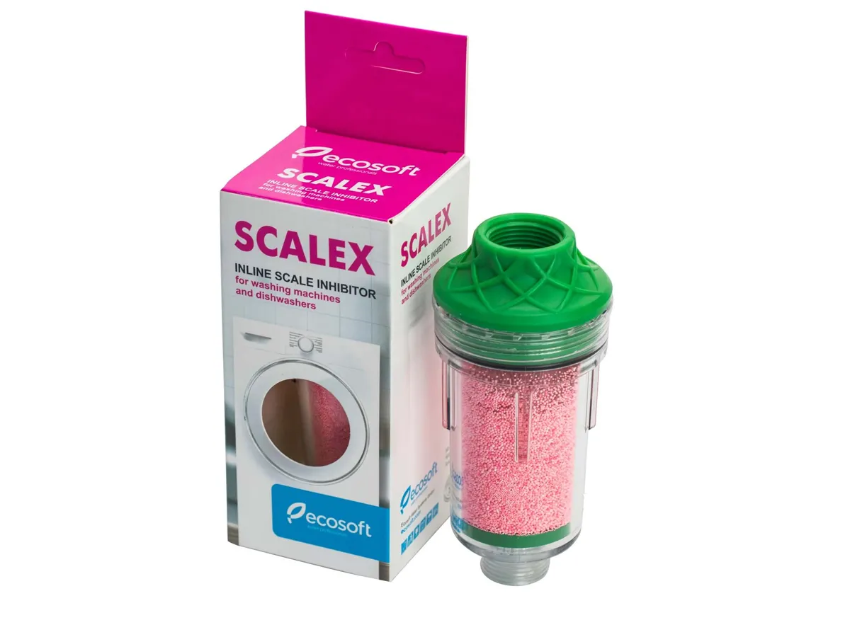 Filtru de calcar ECOSOFT SCALEX pentru mașini de spălat și mașini de spălat vase 3/4"