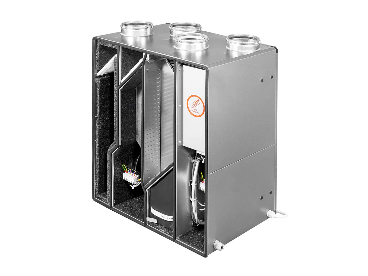 Recuperator de aer cu sistem de ventilație de perete NEOVENT KNV LUX (debit de aer 840 m³/h)