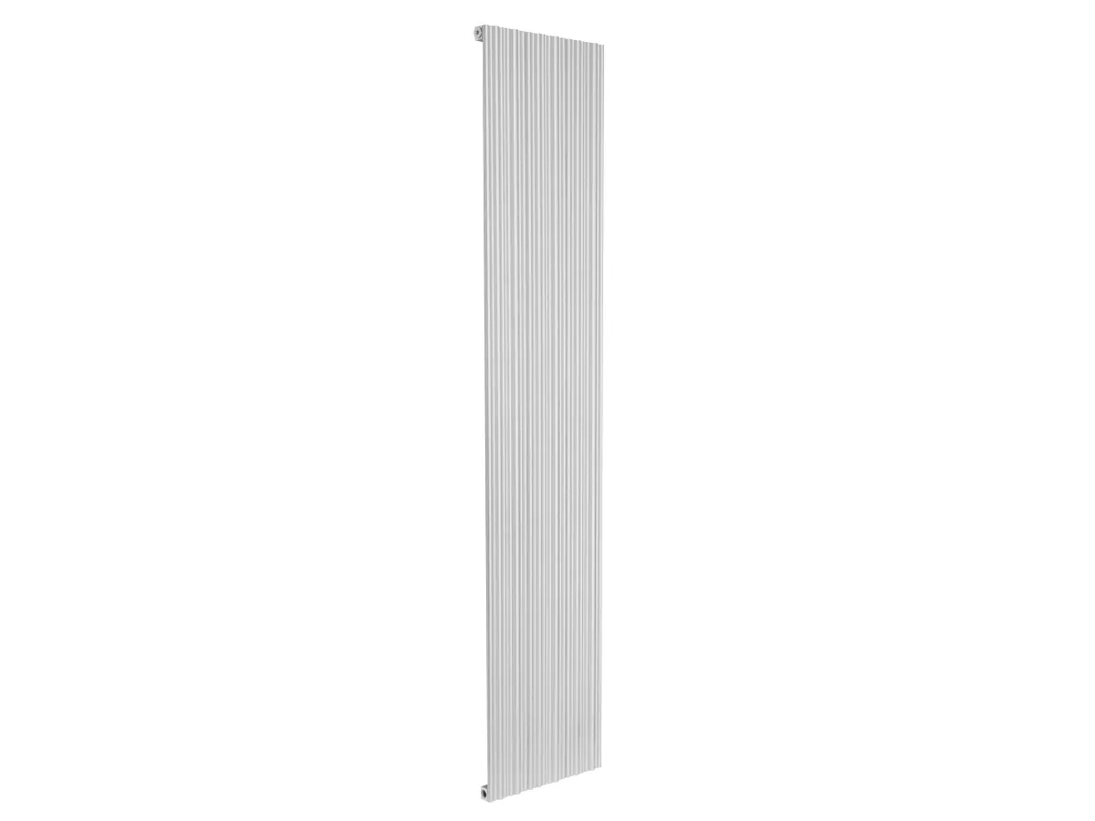 Calorifer decorativ LOJIMAX, colectia BAMBOO inaltimea 300 mm. latimea 239 mm. INOX MATT ANODISING
