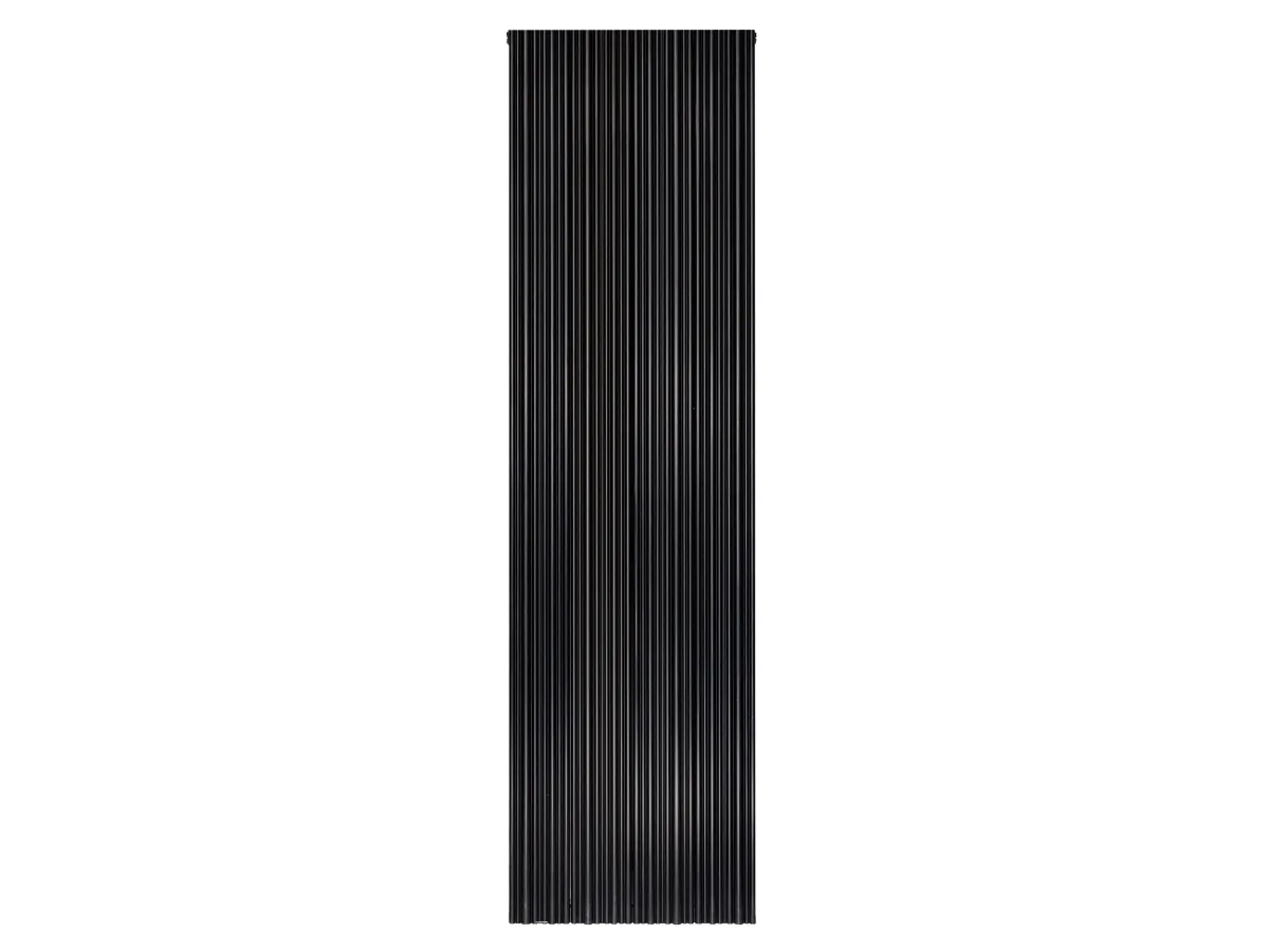 Calorifer decorativ LOJIMAX, colectia BAMBOO inaltimea 300 mm. latimea 239 mm. BLACK MATT ANODISING
