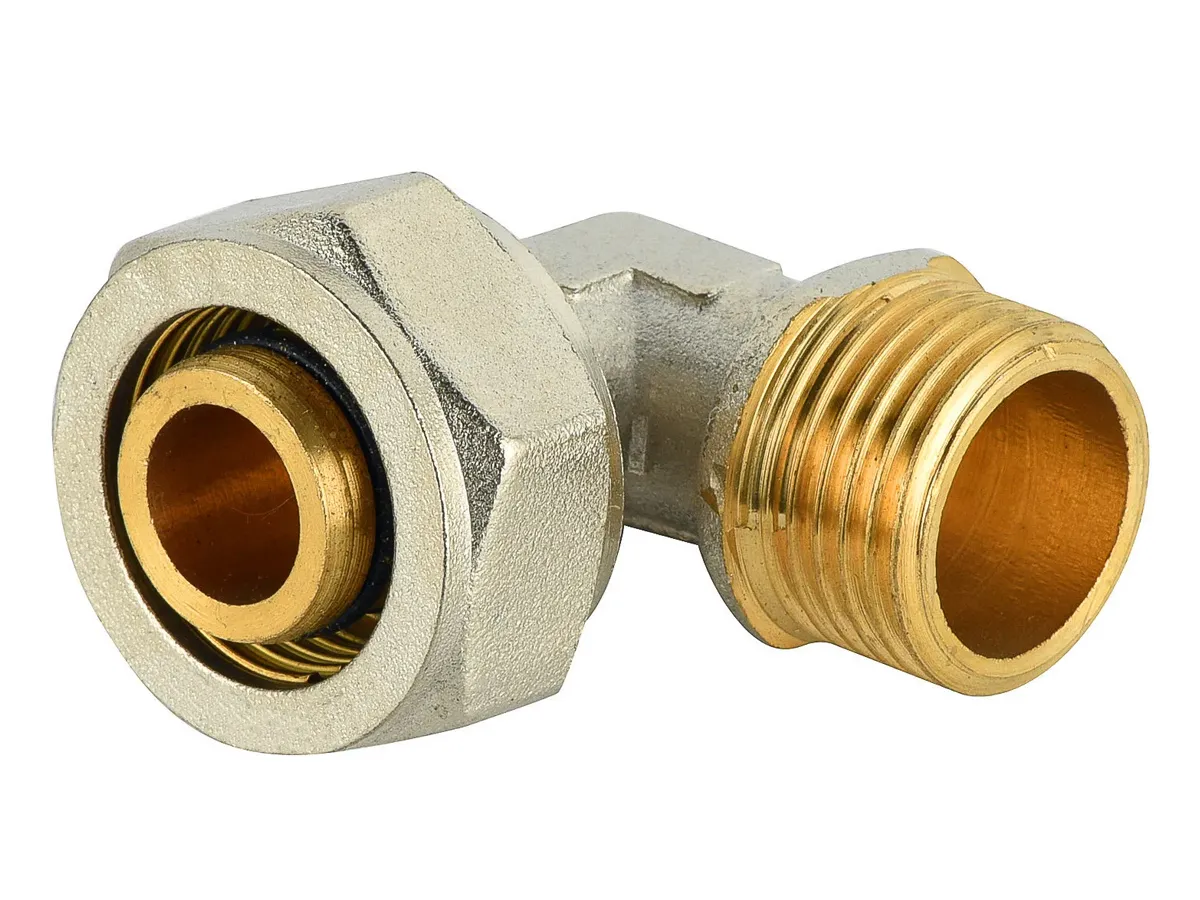 Cot conector pentru teava multistrat PEX-AL-PEX M 20 mm x 1/2 