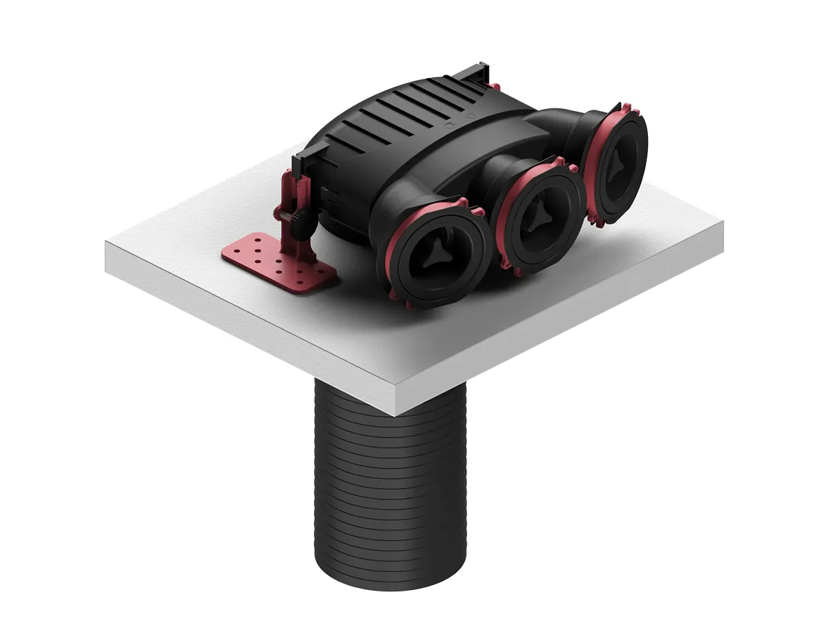 Cutie plenum HEATPEX ARIA CONNECT (3 x Ø75 mm)