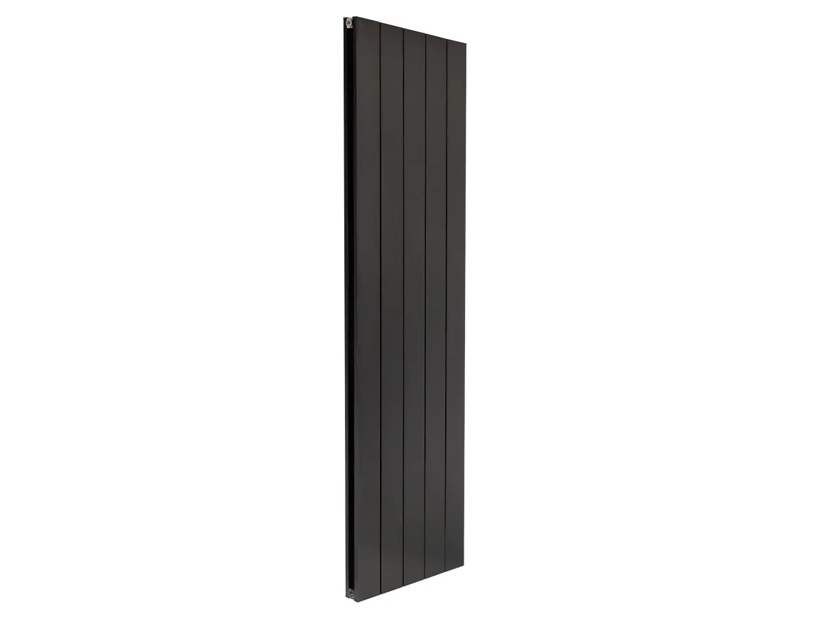 Calorifer decorativ  LOJIMAX colecția KALSEDON DOUBLE 1600x375 mm, BLACK SATIN