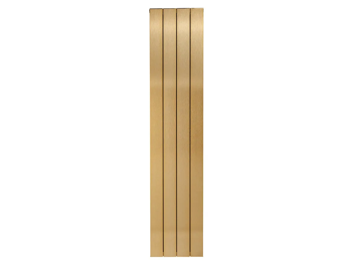 Дизайнерский радиатор LOJIMAX коллекция KALSEDON DOUBLE 1800x375 мм, GOLD SATIN