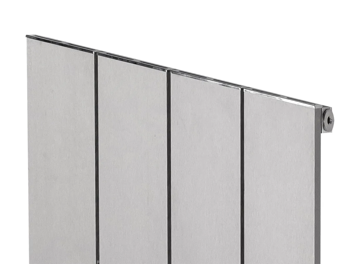 Calorifer decorativ LOJIMAX colecția KALSEDON 1600x375 mm, INOX SATIN