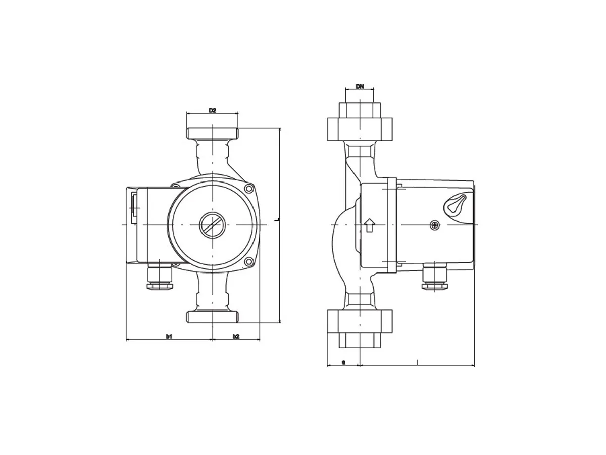 Pompa de circulatie IMP Pumps GHN 15/40-130