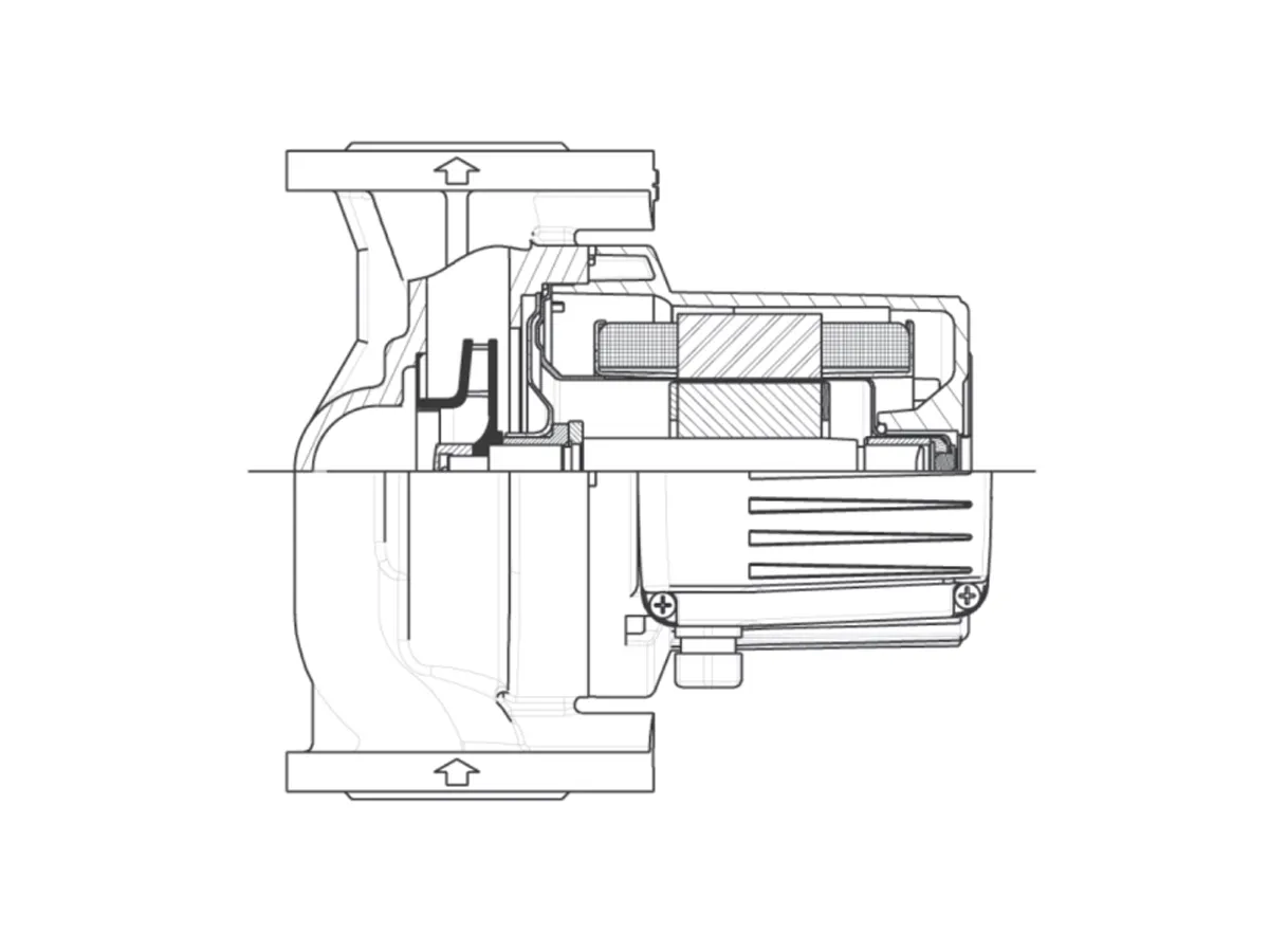 Циркуляционный насос IMP Pumps GHN basic II 40-70 F