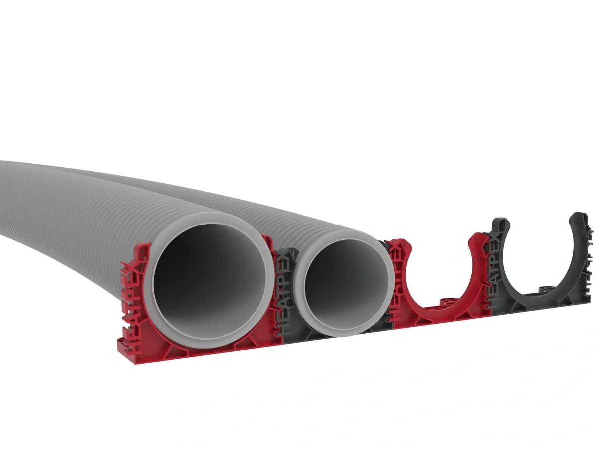 Клипса HEATPEX ARIA CONNECT Ø75 мм серая (100 шт.)