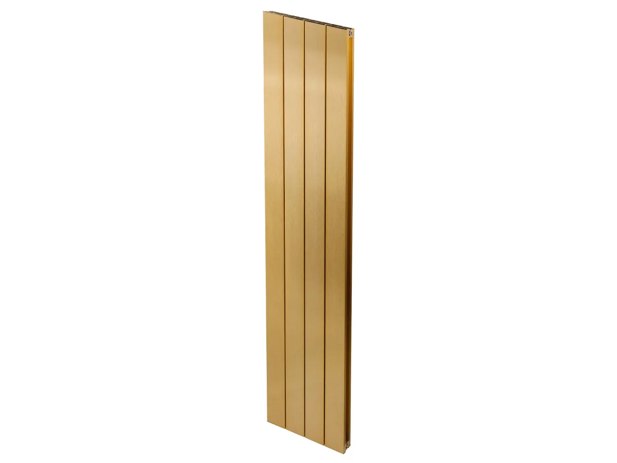 Дизайнерский радиатор LOJIMAX коллекция KALSEDON DOUBLE 1800x375 мм, GOLD SATIN