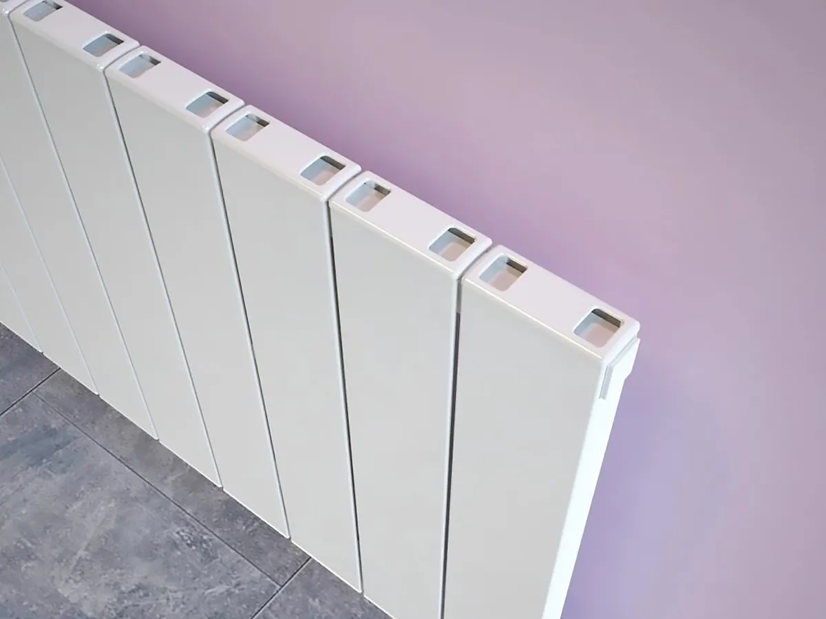 Calorifer decorativ LOJIMAX colecția FLAT 1400x394 mm, Alb
